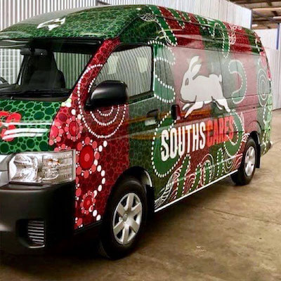 Souths Cares Launches Community Bus