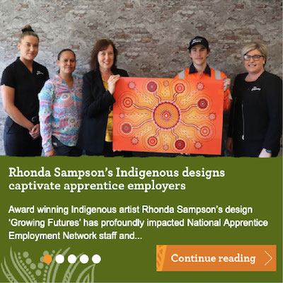 Rhonda Sampson’s Indigenous Designs Captivate Apprentice Employers