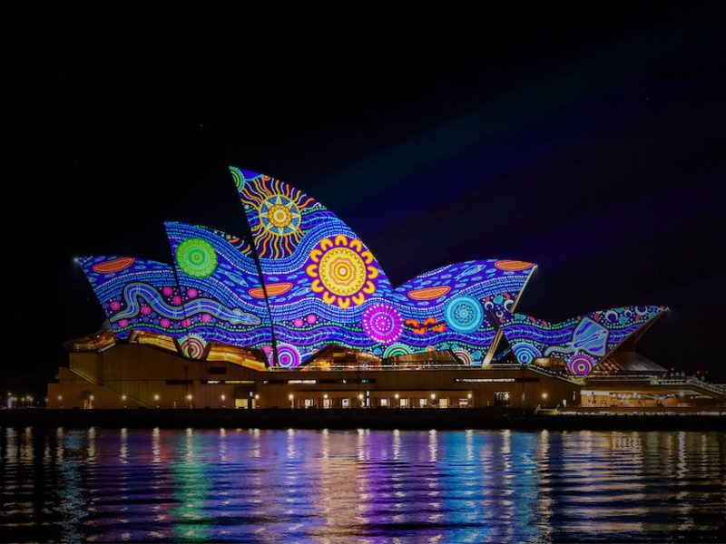 Sydney Opera House Dawn Projection